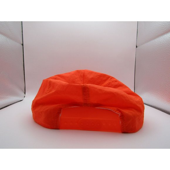 Hard Rock Cafe Panama Hat Panatek Nylon Safety Orange OSFA - Picture 3 of 8